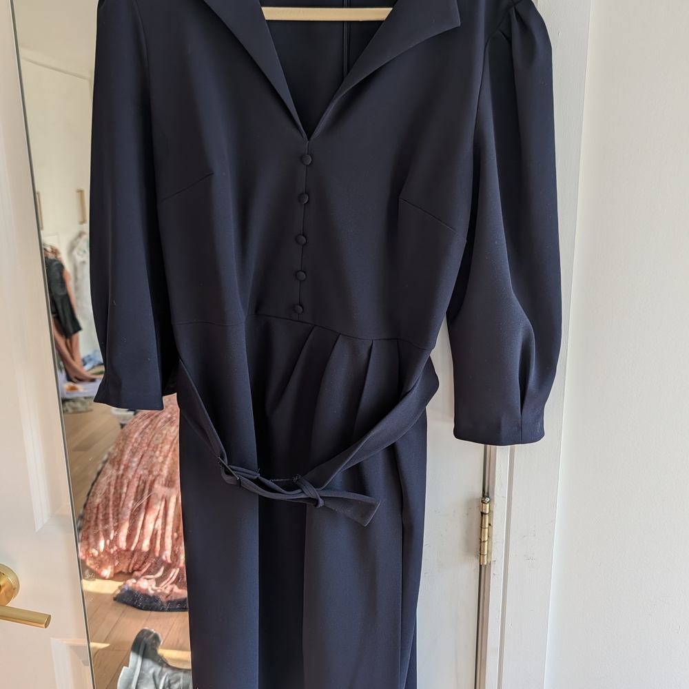 Elegant Navy Dress